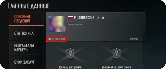 Где найти UID в Arena Breakout?